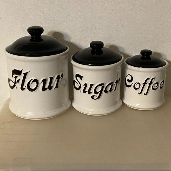 Flour Ceramic Kitchen Canister - Picture 7 of 8